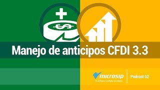 Podcast 52 Manejo de anticipos CFDI 33 [upl. by Addam]