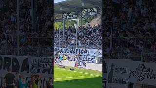 Fans SV Elversberg gegen Darmstadt elversberg fans sve 2bundesliga 2liga shorts [upl. by Amyaj]