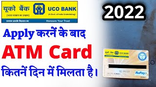 Uco bank ka atm card kitne din me aata hai 2022 mein  Uco bank ka atm card kitne din me milta hai [upl. by Akemahc714]