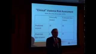 John Monahan presents Sentencing Risk Assessment amp ReOffending Stanford March 2013 [upl. by Nabalas]