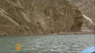 Pakistan landslide engulfs villages [upl. by Llemar]