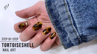 The Complete Tortoiseshell Nail Art Tutorial  Start to Finish [upl. by Stafford]