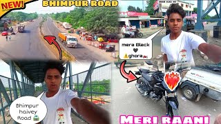 BHIMPUR हाइवे ROAD 🛣️ मुझे कियू gov 🏞️ से आना पड़ा BHIMPUR 🤔SHOAIB VLOGS [upl. by Supat388]