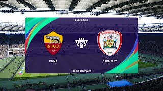 Roma vs Barnsley 06082024 Club Friendlies PES 2021 [upl. by Alegnat280]