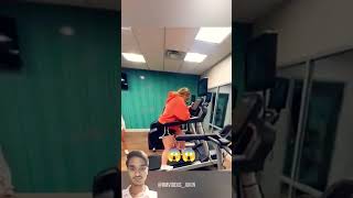 Mistake on treadmill😱😱😱 greenscreen sports motivationreaction viralvideo shorts youtubeshorts [upl. by Elga]