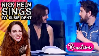 American Reacts  NICK HELM Sings To SUSIE DENT  Cats Does Countdown [upl. by Atiekram]