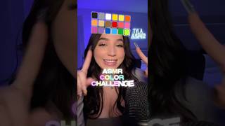 ASMR COLOR CHALLENGE 🤯 asmr tingley asmrtriggers relax tinglytriggers asmrchallenge [upl. by Jules812]