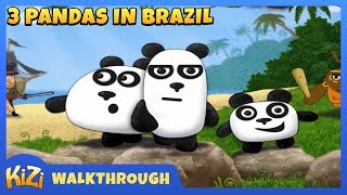 Kizi Games 3 Pandas In Brazil → Walkthrough [upl. by Toshiko]