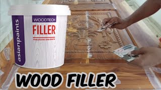 Wood Filler Applywood putty marna ka tarika [upl. by Redman779]