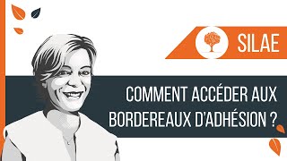 SILAE  Comment accéder aux bordereaux dadhésion [upl. by Henebry]