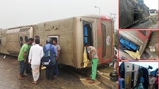 Raniganj Accident ।।shyamoli volvo bus accident।। at mangalpur।। Raniganj [upl. by Beach446]