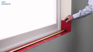 How to Measure amp Fit Pleated Blinds  Inside The Recess  by Louvolite [upl. by Ettezil]