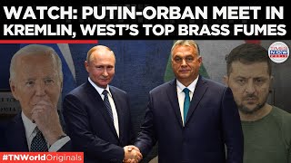 Putin Hosts Orban in Kremlin Days After Zelensky Rejected Orbans Peace Proposal  Times Now World [upl. by Yejus]