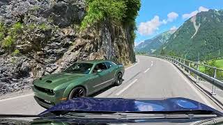 Driving over the Klausen Pass Switzerland 20 July 2024 [upl. by Annahpos534]