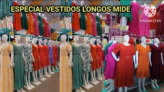 🔴 ESPECIAL VESTIDOS LONGOS MIDE DIRETO DA FÁBRICA MODA CENTER SANTA CRUZ CAPIBARIBE PERNAMBUCO [upl. by Airla468]