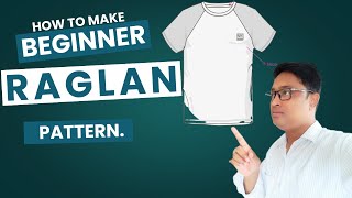 How To Make Beginner Raglan Pattern  Raglan Patterns for Beginners  Winda Cad Tutorial [upl. by Tamis310]