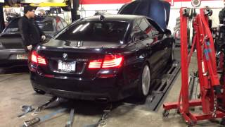 2011 BMW F10 550xi N63 Stock Baseline Dyno [upl. by Alvira]