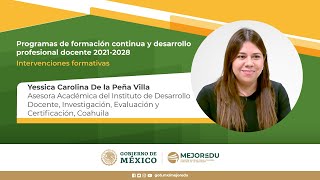 Intervenciones Formativas  Se revalora nuevamente al magisterio y se permite el diálogo [upl. by Jessalin]