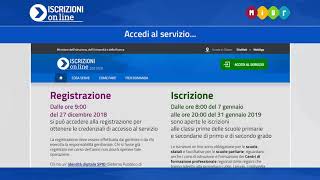 Iscrizioni online 201920  01 Come registrarsi [upl. by Esirahs848]