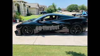 C8 corvette with 6D carbon fiber by tinybot This has to be the most realistic carbon fiber wrap [upl. by Slerahc]