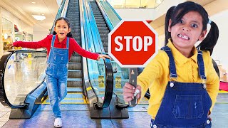 Andrea amp Ellie’s Big Mall Adventure Learn Mall Safety Rules amp Lessons for Kids [upl. by Michale970]