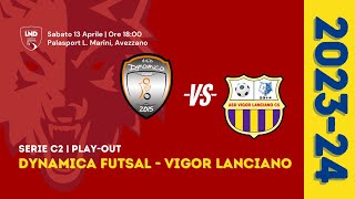 PlayOut Serie C2  Dynamica Futsal  Vigor Lanciano 02 Gol amp Highlights  SpareggioA 20232024 [upl. by Olpe]