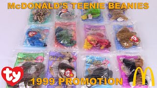 TY 1999 McDonalds Teenie Beanie Babies Complete Set of 12 Values amp Review  BBToyStorecom [upl. by Bajaj]