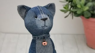 sitting cat sewing tutorial [upl. by Sikes]