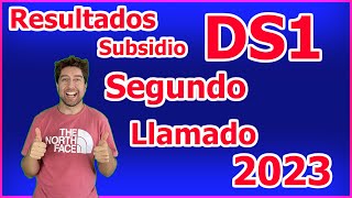 Puntaje de corte subsidio ds1 segundo llamado 2023  RESULTADOS DS1 2023 [upl. by Harvison]