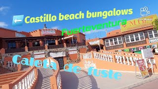 Fuerteventura Caleta de fuste Castillo beach bungalows how to find the complex [upl. by Levey]