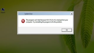 How to Fix MSVCR120dll Missing Error [upl. by Walli]