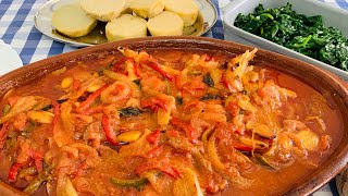 Bacalhau de Cebolada no Forno …Receita Rápida Simples e Deliciosa [upl. by Ater]