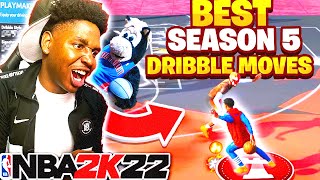 BEST DRIBBLE MOVES IN NBA 2K22 FOR SEASON 5 FASTEST DRIBBLE MOVES AND COMBOS ON NBA 2K22 NEXT GEN [upl. by Eiram813]