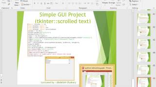 16Python Networking Arabic Simple GUI Protect tkinter part 2 [upl. by Dayiz95]