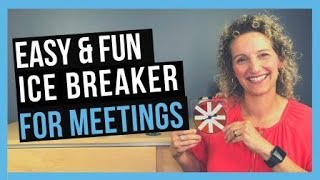 Fun Icebreakers for Meetings TEAM BONDING ACTIVITIES FOR WORK [upl. by Carola348]