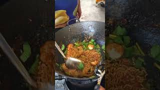 Famous Penang Maggi Goreng in Malaysia  streetfood johor malaysia foodstreet jb shorts [upl. by Watkin]