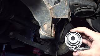 BMW E90 325i Rear Lower Inner Bushing Replacement How To [upl. by Akilam]