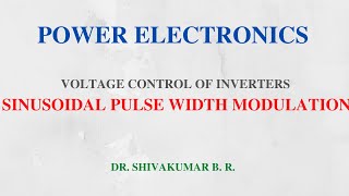 56 Sinusoidal Pulse Width Modulation [upl. by Munniks99]