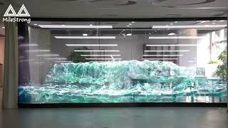 Hologram Transparent LED Display Screen [upl. by Haslett625]