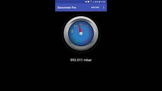 Transform your Android smartphone in a real Barometer [upl. by Nelleh597]