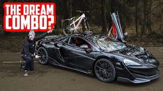 LAUNCHING MY MCLAREN 600LT TO THE DIRT JUMPS [upl. by Namrac]