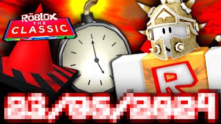 RELEASE DATE REVEALED quotTHE CLASSICquot EVENT IS ABOUT TO START ROBLOX The Classic Leaks [upl. by Mcmullan880]