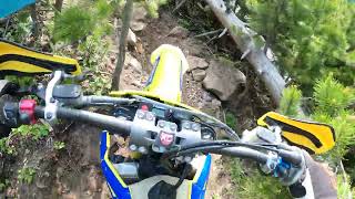 Loose Climb on the 23 250 Husqvarna [upl. by Dasie498]