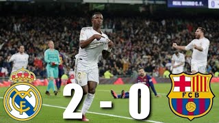 highlights El Clasico Barcelona vs Real Madrid live 20 ।।।।। [upl. by Bridge]