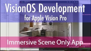 VisionOs Development WindowGroups and How to make an Immersive Scene Only app in VisionOs [upl. by Downes]