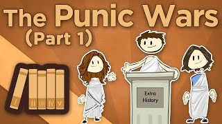 Rome The Punic Wars  The First Punic War  Extra History  Part 1 [upl. by Symer]