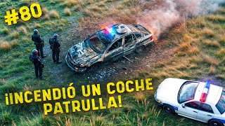 Trabajo policial persecuciones con maniobras PIT disparos y helicóptero [upl. by Ralaigh]