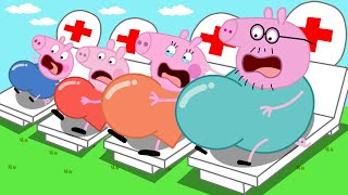 Peppa Pig George Mommy And Daddy Pig is Pregnant  Peppa Pig Funny Animation [upl. by Gun]