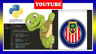 PythonTurtle EscudoClubChivas 1ra Parte [upl. by Connolly]