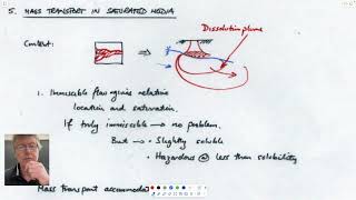 31 Contaminant Transport  Diffusion dispersion advection [upl. by Nolita830]